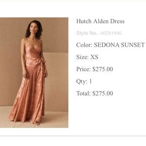 Anthropologie BHLDN Hutch Alden dress